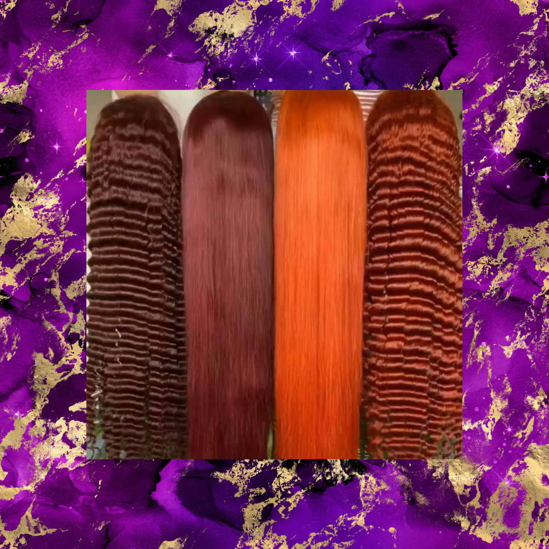 13*4 Pre-Colored Transparent Lace Frontal Wigs